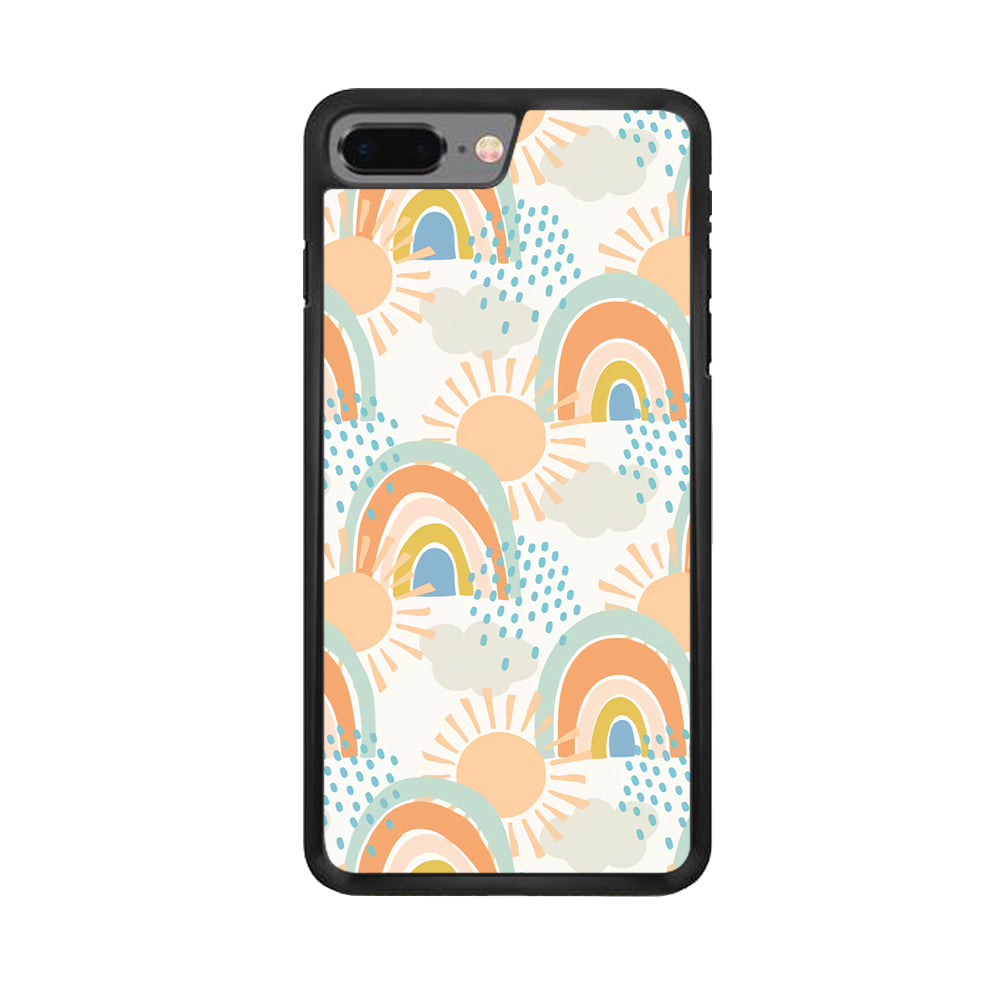 Rainbow Aesthetic Sun iPhone 8 Plus Case