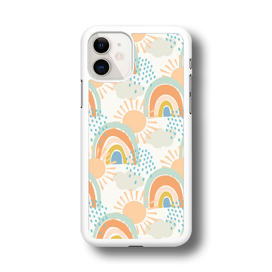 Rainbow Aesthetic Sun iPhone 11 Case