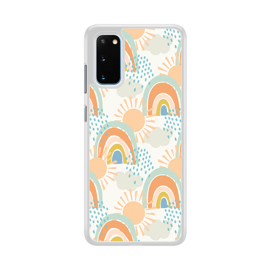 Rainbow Aesthetic Sun Samsung Galaxy S20 Case