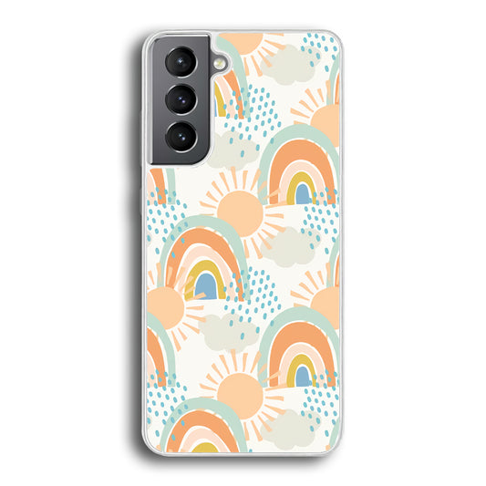 Rainbow Aesthetic Sun Samsung Galaxy S21 Case