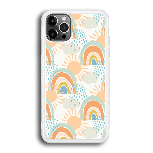 Rainbow Aesthetic Sun iPhone 12 Pro Case