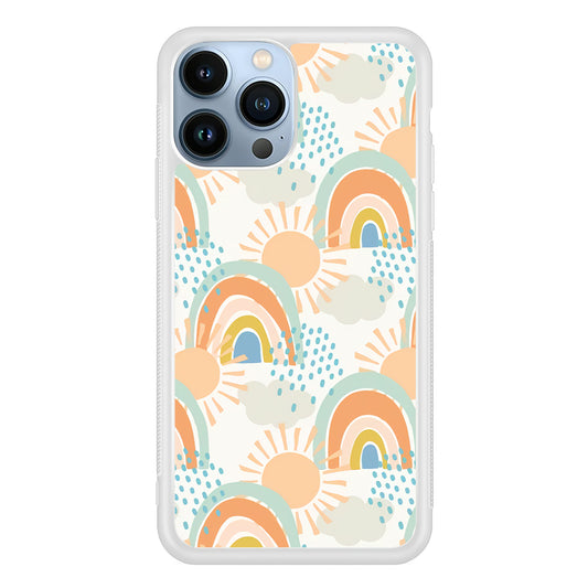 Rainbow Aesthetic Sun iPhone 13 Pro Max Case