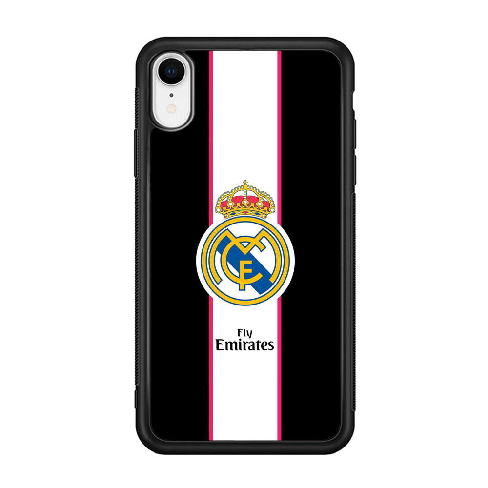 Real Madrid Stripe and Black iPhone XR Case