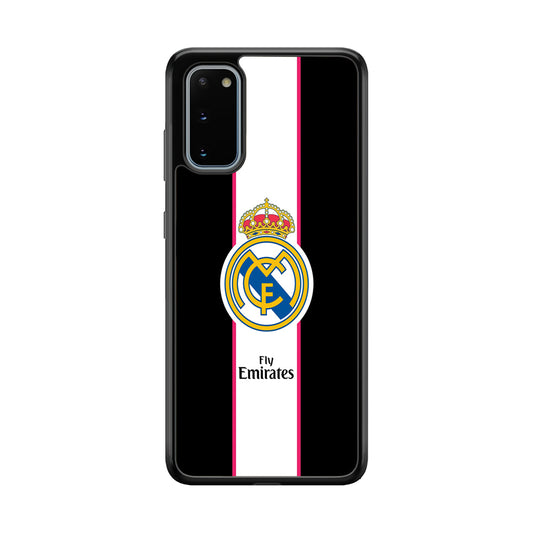 Real Madrid Stripe and Black Samsung Galaxy S20 Case