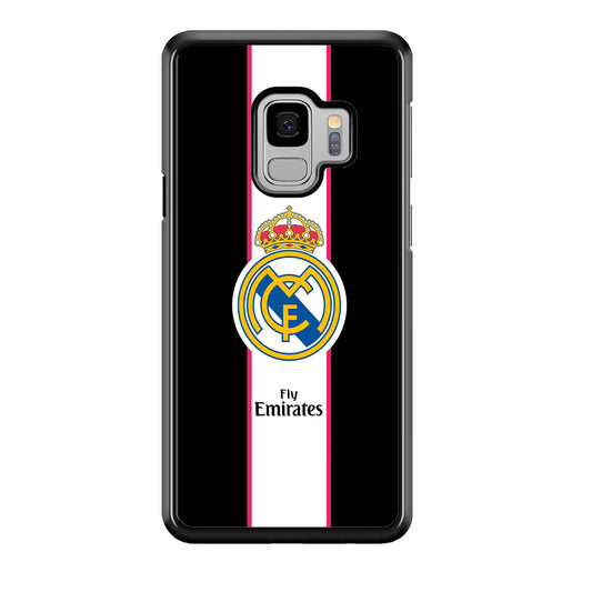 Real Madrid Stripe and Black Samsung Galaxy S9 Case