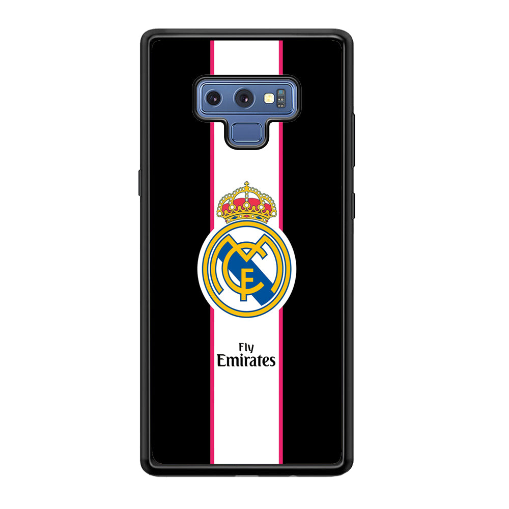 Real Madrid Stripe and Black Samsung Galaxy Note 9 Case