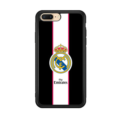 Real Madrid Stripe and Black iPhone 8 Plus Case