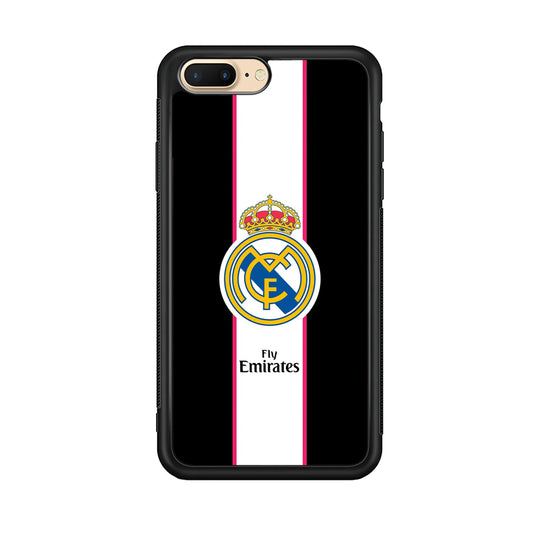 Real Madrid Stripe and Black iPhone 8 Plus Case