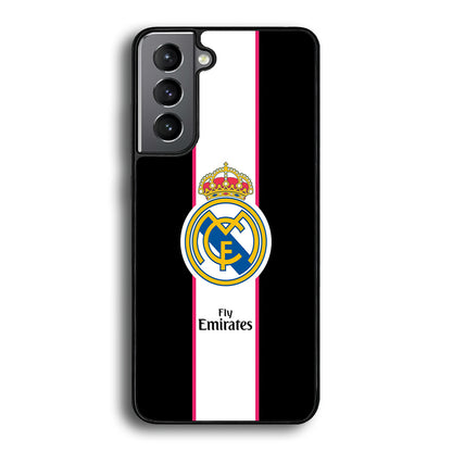 Real Madrid Stripe and Black Samsung Galaxy S21 Case