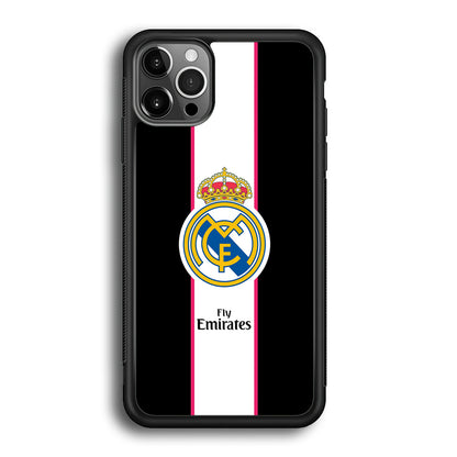 Real Madrid Stripe and Black iPhone 12 Pro Case