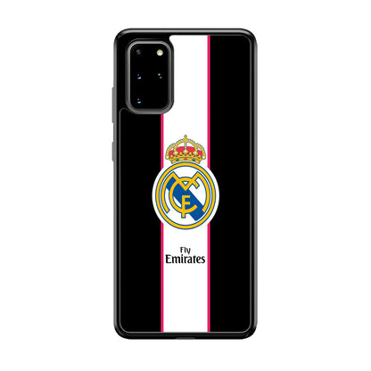 Real Madrid Stripe and Black Samsung Galaxy S20 Plus Case