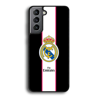 Real Madrid Stripe and Black Samsung Galaxy S21 Plus Case