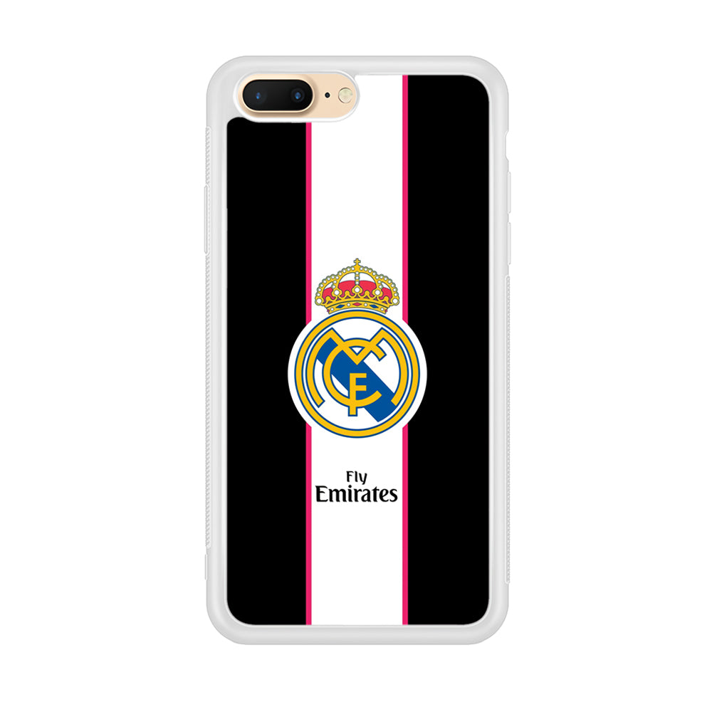 Real Madrid Stripe and Black iPhone 7 Plus Case