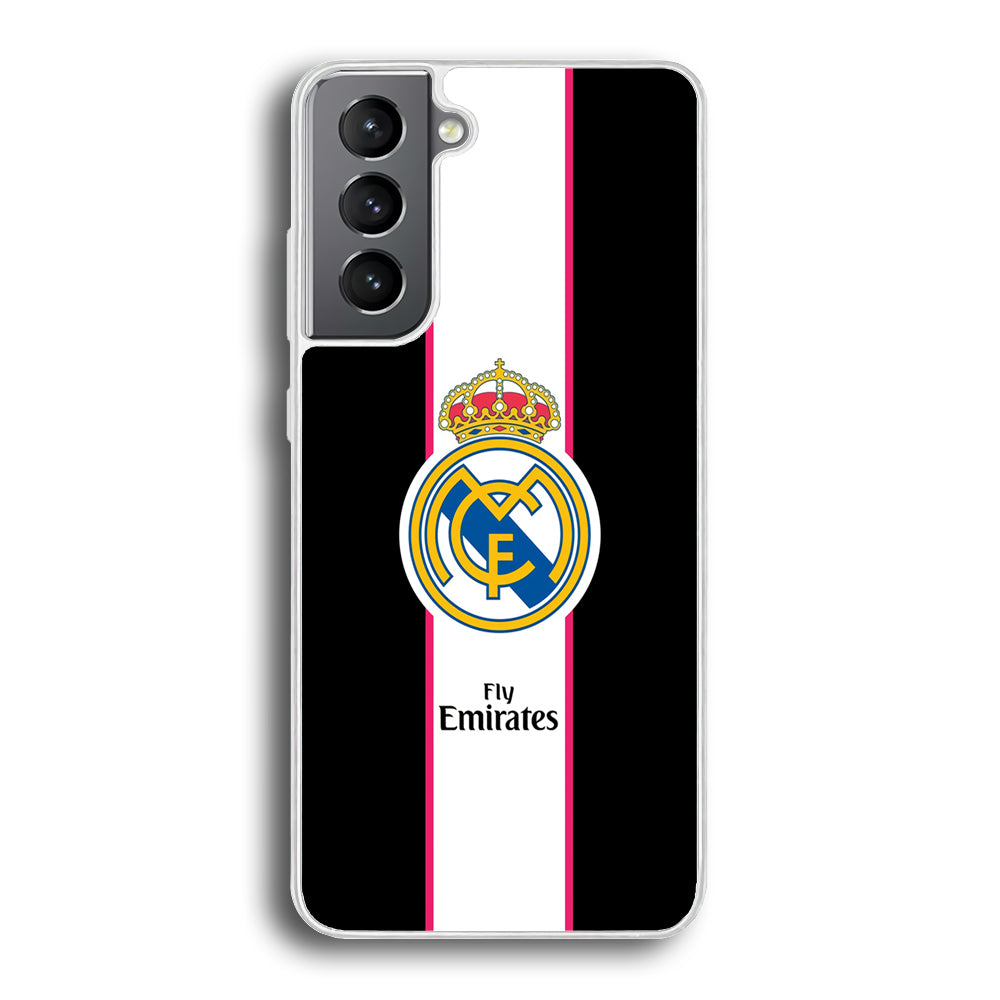 Real Madrid Stripe and Black Samsung Galaxy S21 Plus Case