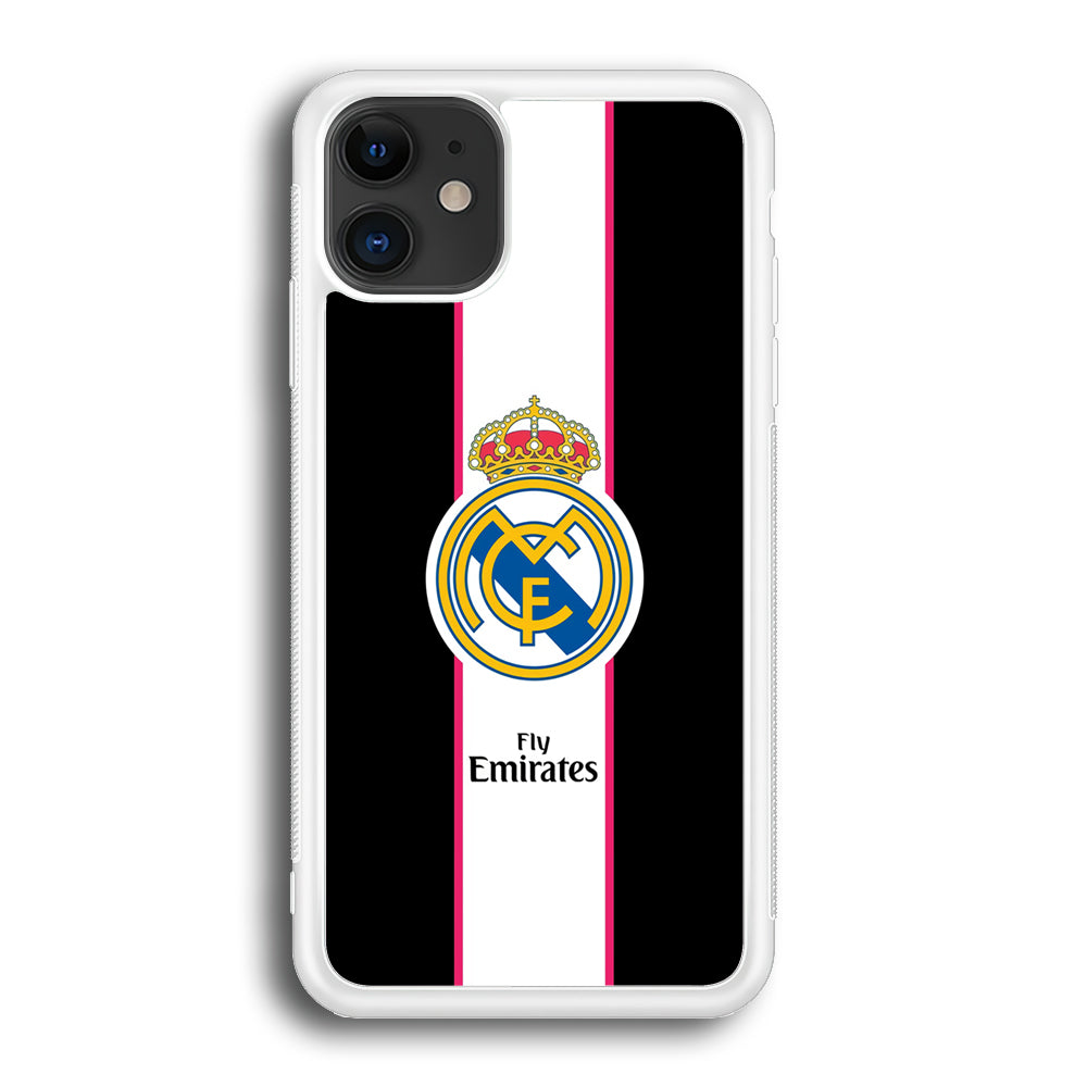 Real Madrid Stripe and Black iPhone 12 Case