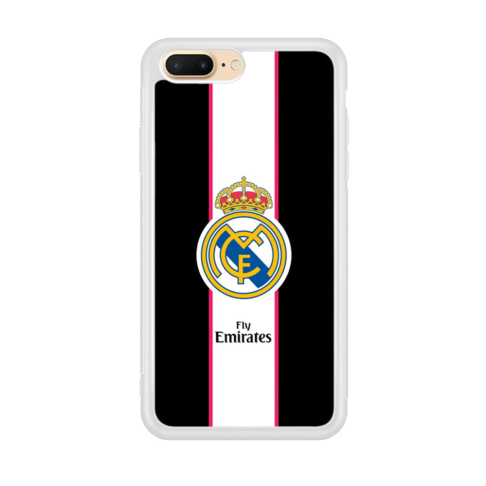 Real Madrid Stripe and Black iPhone 8 Plus Case