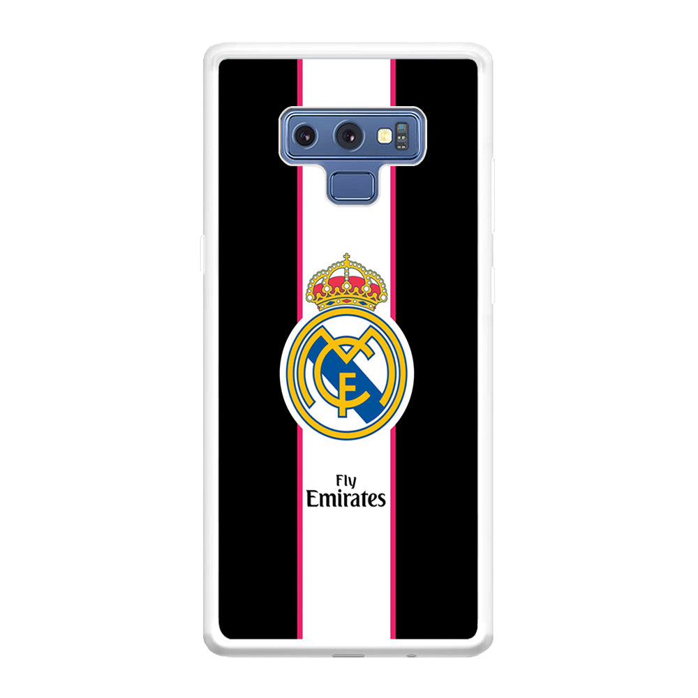 Real Madrid Stripe and Black Samsung Galaxy Note 9 Case