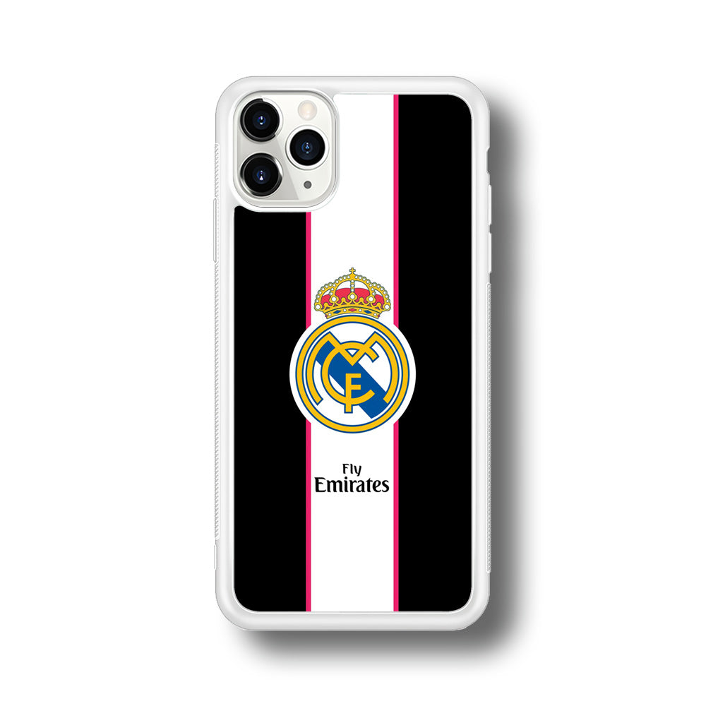 Real Madrid Stripe and Black iPhone 11 Pro Case
