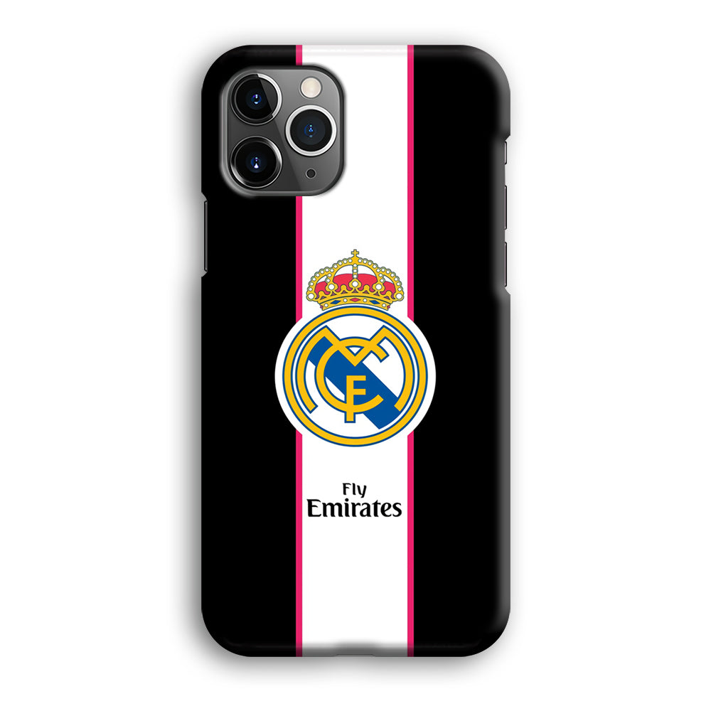 Real Madrid Stripe and Black iPhone 12 Pro Case