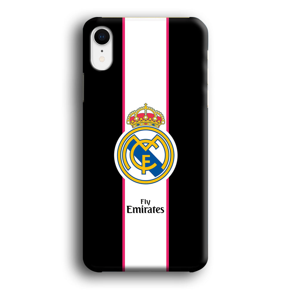 Real Madrid Stripe and Black iPhone XR Case