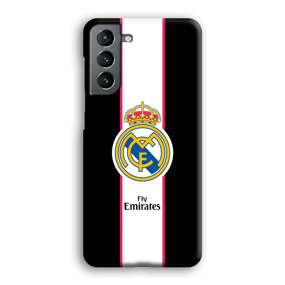 Real Madrid Stripe and Black Samsung Galaxy S21 Plus Case