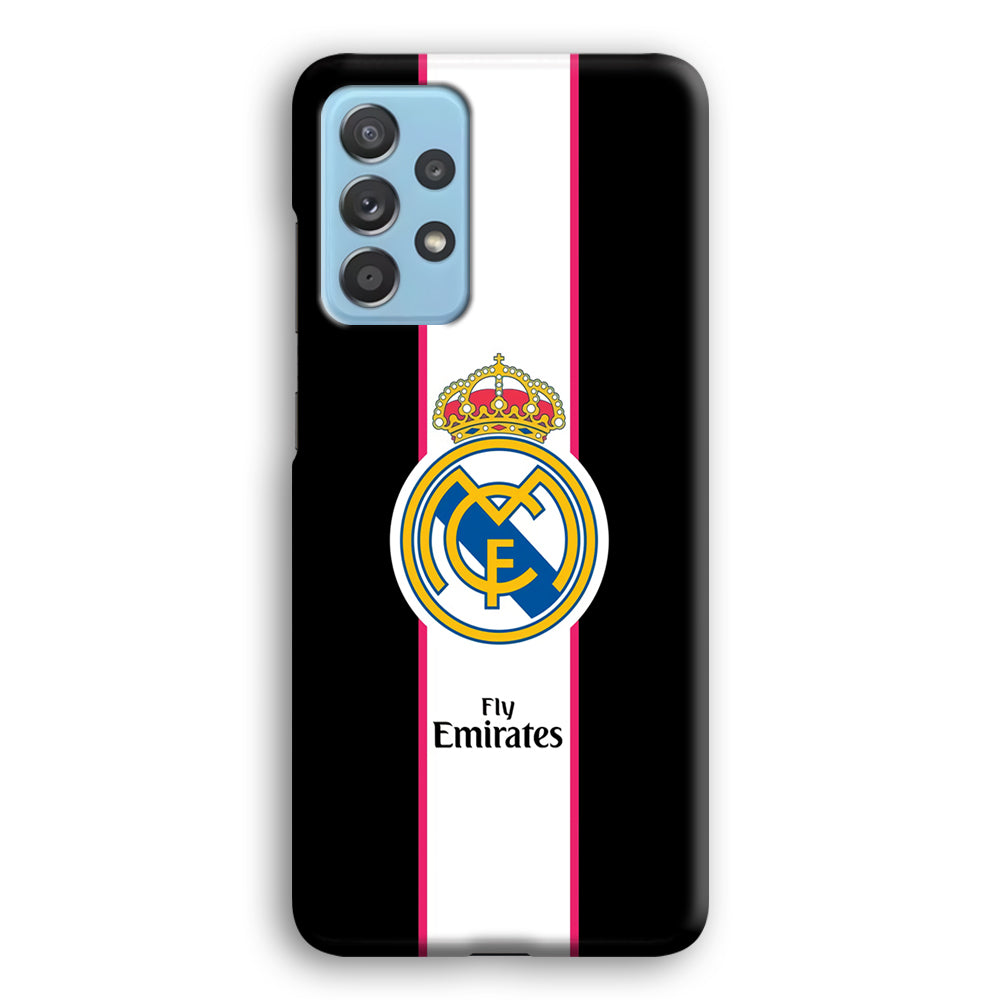 Real Madrid Stripe and Black Samsung Galaxy A52 Case