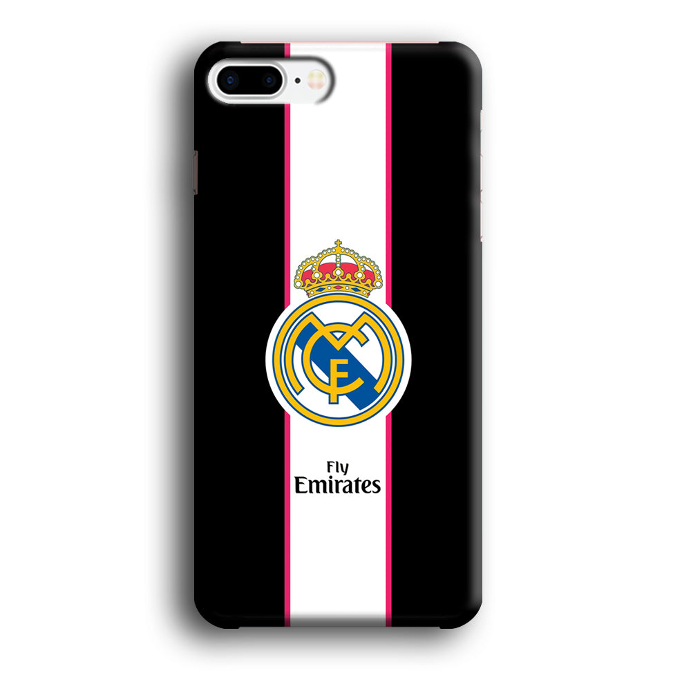 Real Madrid Stripe and Black iPhone 8 Plus Case