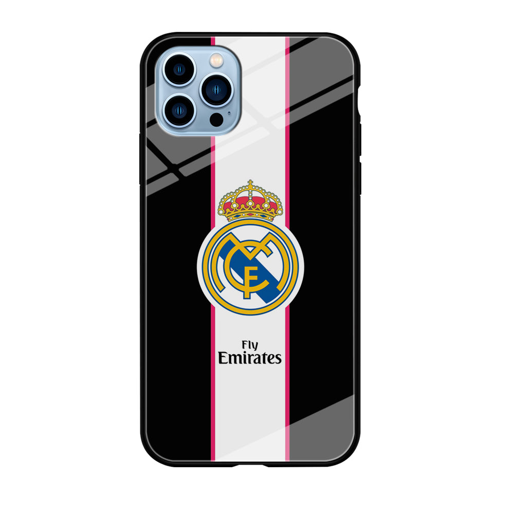 Real Madrid Stripe and Black iPhone 12 Pro Case