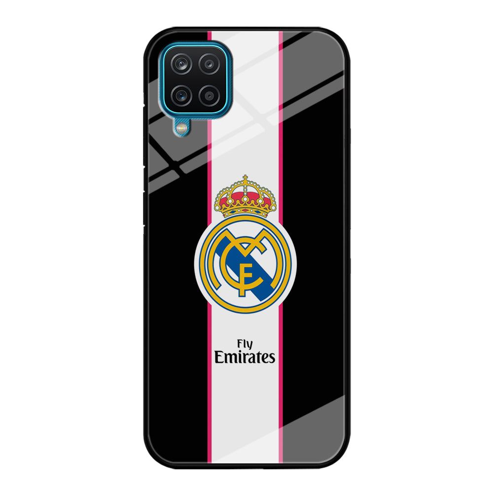 Real Madrid Stripe and Black Samsung Galaxy A12 Case