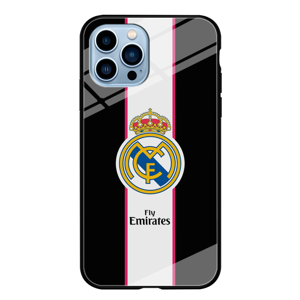 Real Madrid Stripe and Black iPhone 13 Pro Case