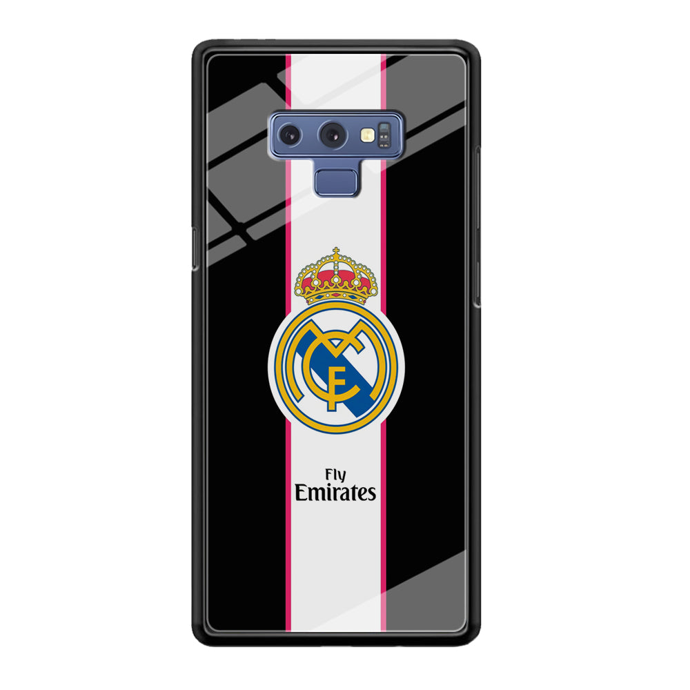 Real Madrid Stripe and Black Samsung Galaxy Note 9 Case