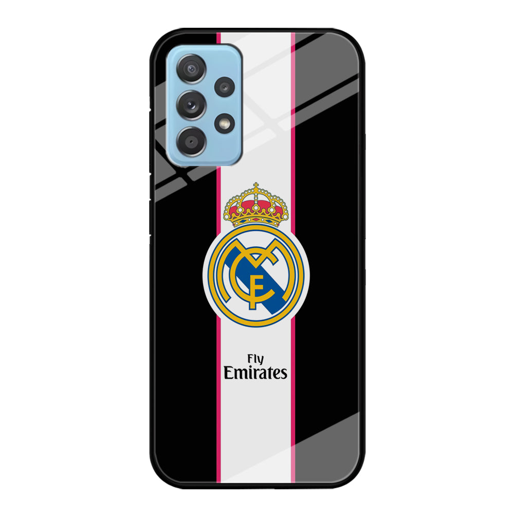 Real Madrid Stripe and Black Samsung Galaxy A52 Case