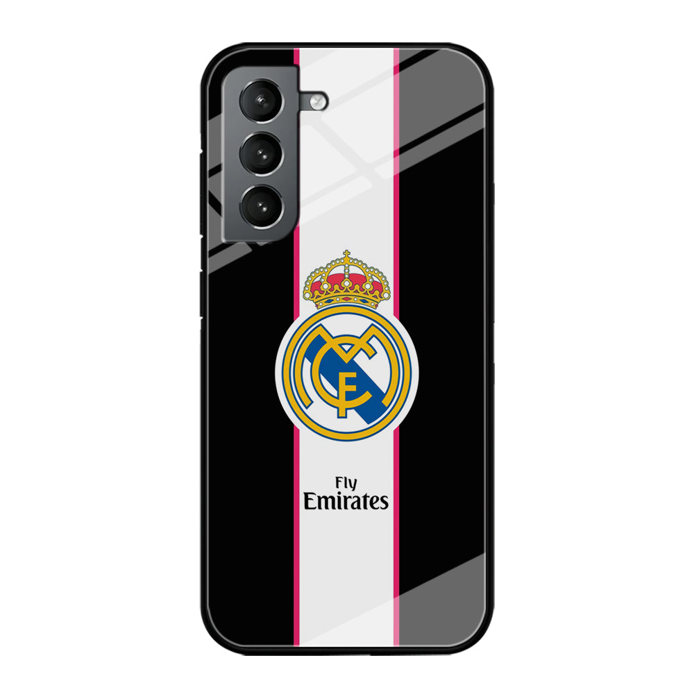 Real Madrid Stripe and Black Samsung Galaxy S21 Plus Case
