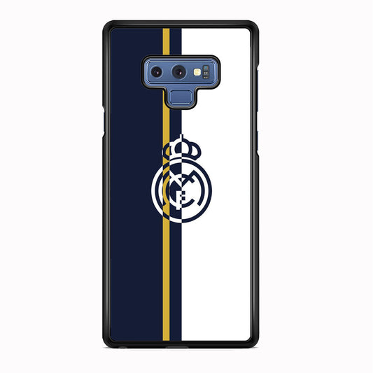 Real Mardrid Blue White Stripe Gold Samsung Galaxy Note 9 Case
