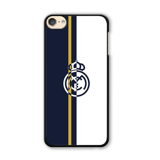 Real Mardrid Blue White Stripe Gold iPod Touch 6 Case - Ezzystore