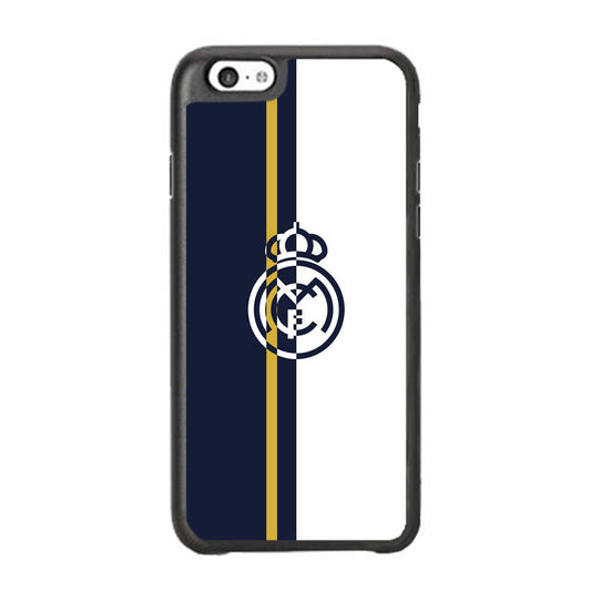 Real Mardrid Blue White Stripe Gold iPhone 6 | 6s Case