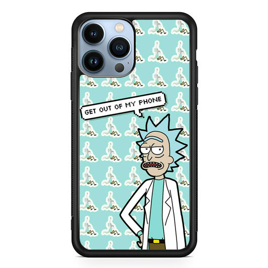 Rick And Morty Meme About Phone iPhone 13 Pro Case