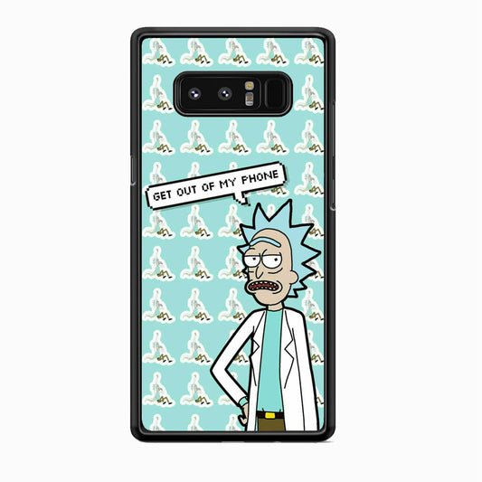Rick And Morty Meme About Phone Samsung Galaxy Note 8 Case
