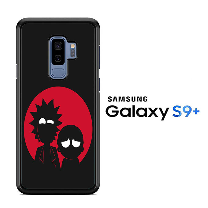 Rick and Morty Black Red Samsung Galaxy S9 Plus Case - ezzystore - Phone Case