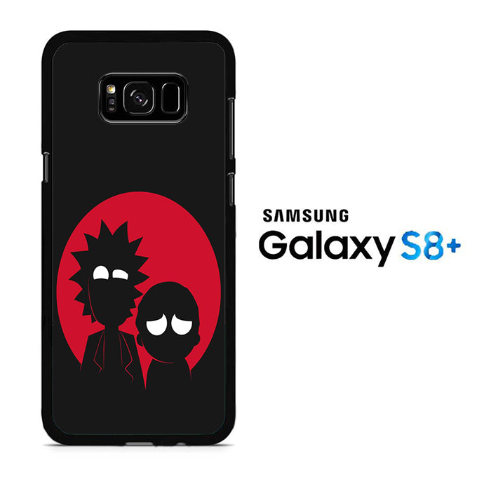 Rick and Morty Black Red Samsung Galaxy S8 Plus Case