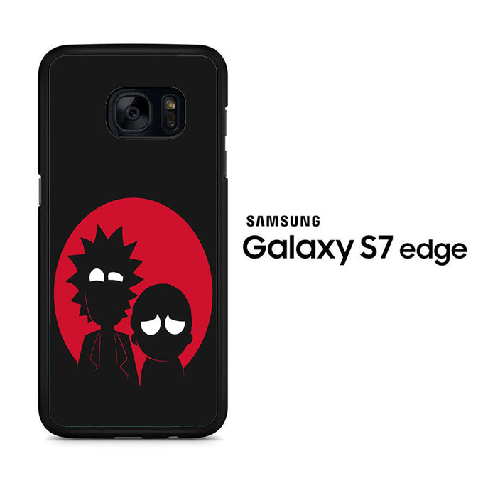 Rick and Morty Black Red Samsung Galaxy S7 Edge Case