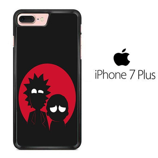 Rick and Morty Black Red iPhone 7 Plus Case - ezzyst