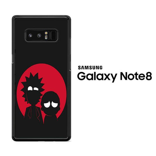 Rick and Morty Black Red Samsung Galaxy Note 8 Case - ezzyst