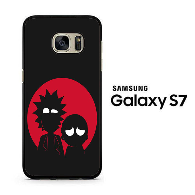 Rick and Morty Black Red Samsung Galaxy S7 Case