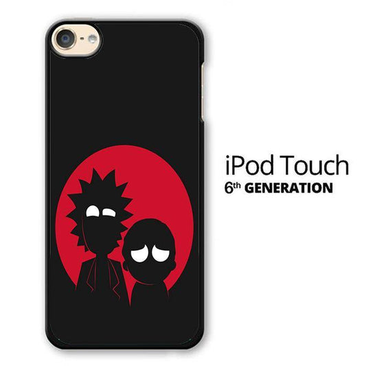 Rick and Morty Black Red iPod Touch 6 Case - Ezzystore