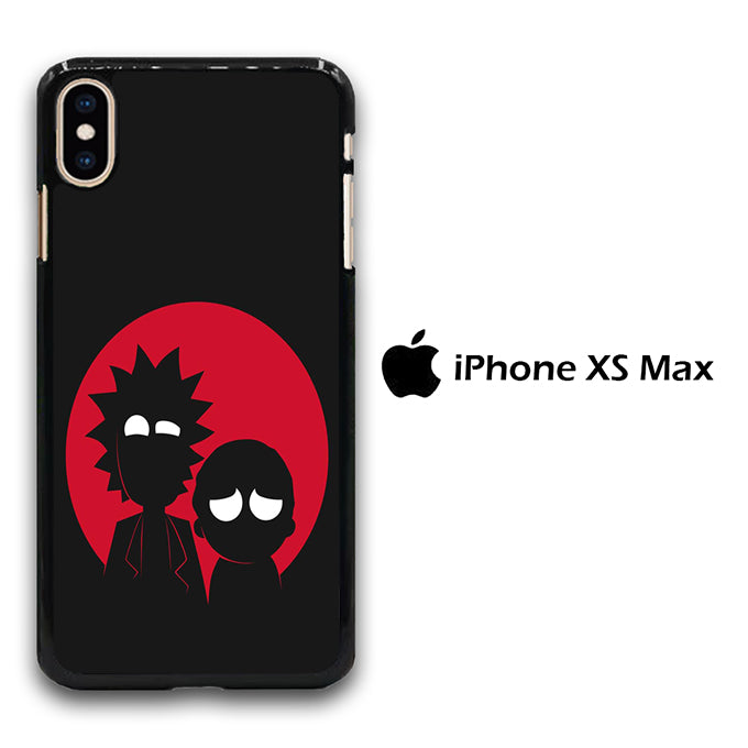 Rick and Morty Black Red iPhone Xs Max Case