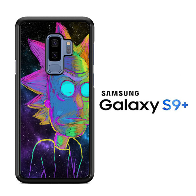 Rick and Morty Chalk Rainbow Samsung Galaxy S9 Plus Case - ezzystore - Phone Case