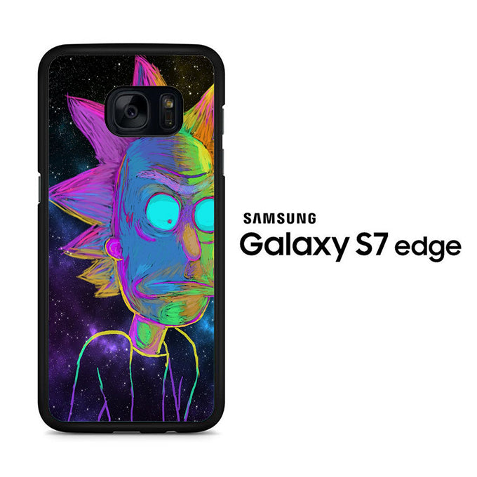 Rick and Morty Chalk Rainbow Samsung Galaxy S7 Edge Case