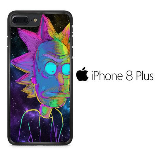Rick and Morty Chalk Rainbow iPhone 8 Plus Case