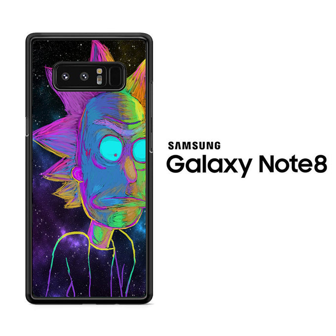 Rick and Morty Chalk Rainbow Samsung Galaxy Note 8 Case